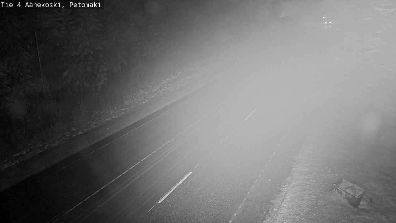 Weather Camera Image Väg 4 Äänekoski. PetomäkiPetomäki, Äänekoski, Keski-Suomi