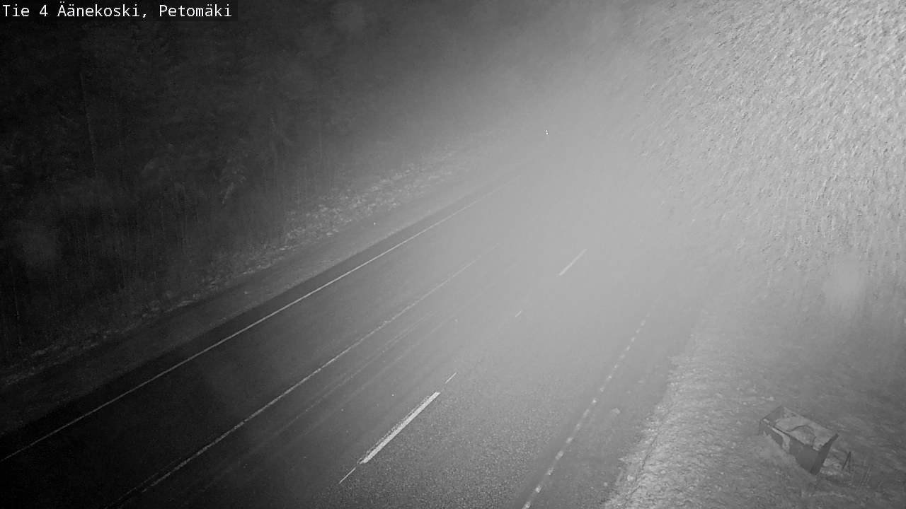 Weather Camera Image Väg 4 Äänekoski. PetomäkiPetomäki, Äänekoski, Keski-Suomi