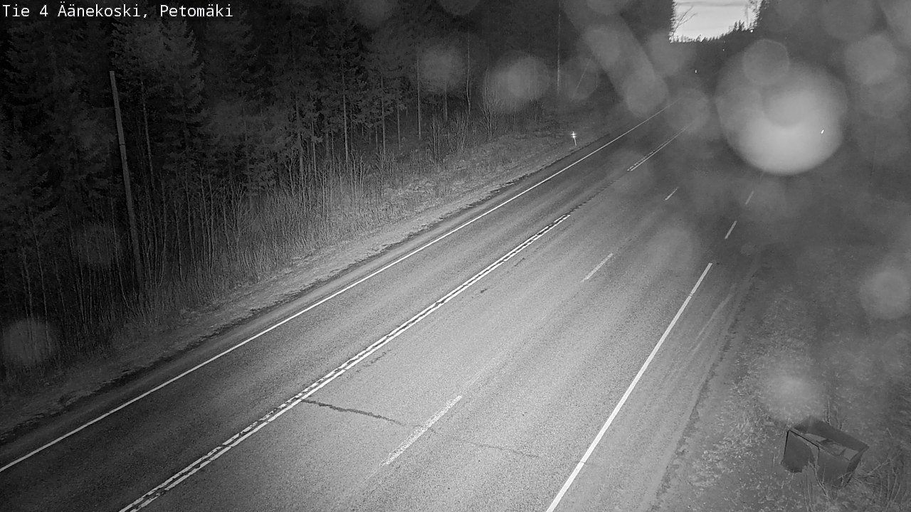 Weather Camera Image Väg 4 Äänekoski. PetomäkiPetomäki, Äänekoski, Keski-Suomi