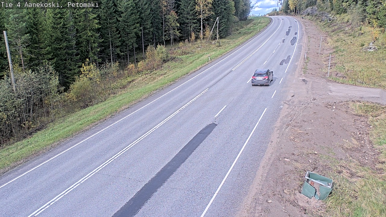 Weather Camera Image Road 4 Äänekoski. PetomäkiPetomäki, Äänekoski, Keski-Suomi