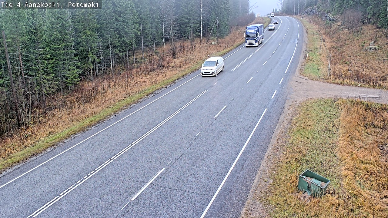 Kelikamerat Kuva Tie 4 Äänekoski. Petomäki, Äänekoski, Keski-Suomi