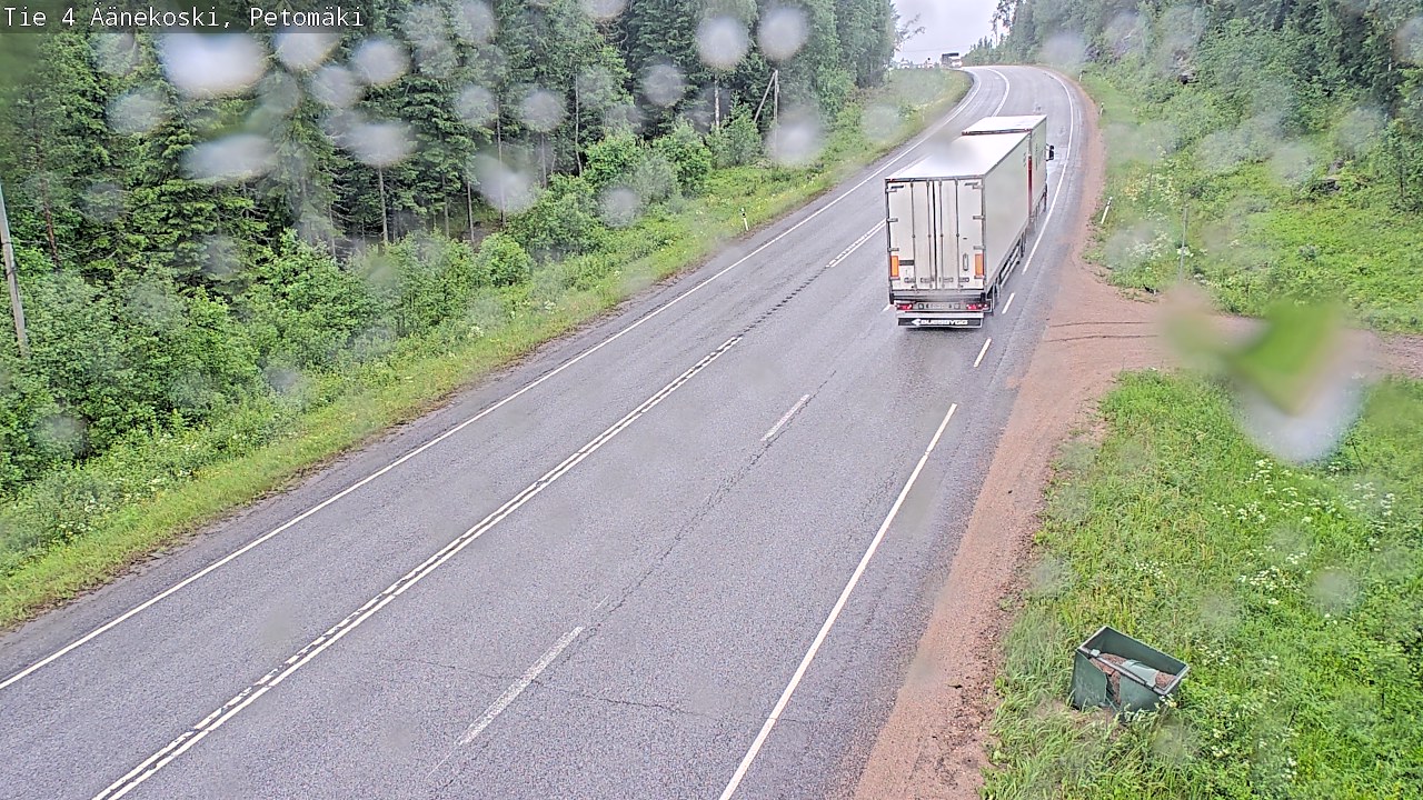 Weather Camera Image Väg 4 Äänekoski. PetomäkiPetomäki, Äänekoski, Keski-Suomi