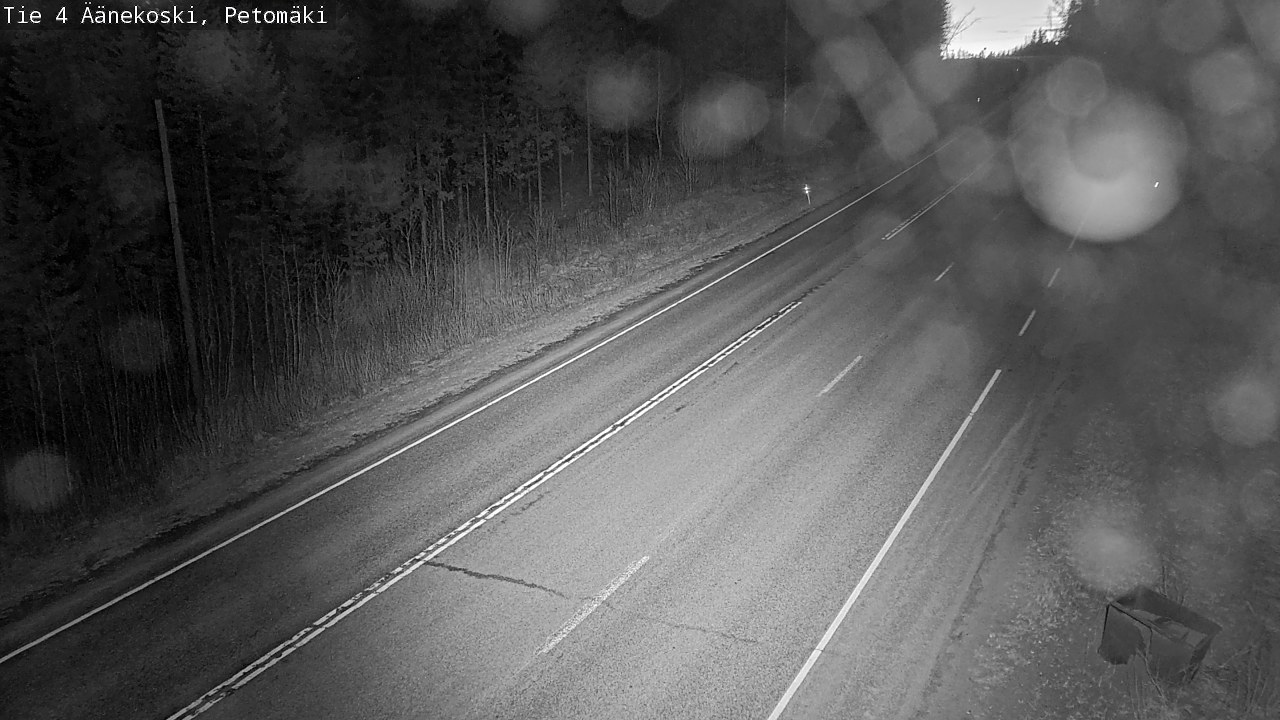 Weather Camera Image Väg 4 Äänekoski. PetomäkiPetomäki, Äänekoski, Keski-Suomi