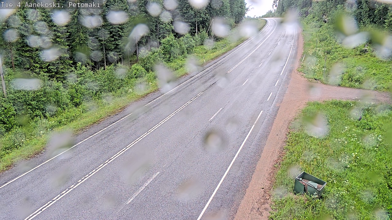 Weather Camera Image Väg 4 Äänekoski. PetomäkiPetomäki, Äänekoski, Keski-Suomi