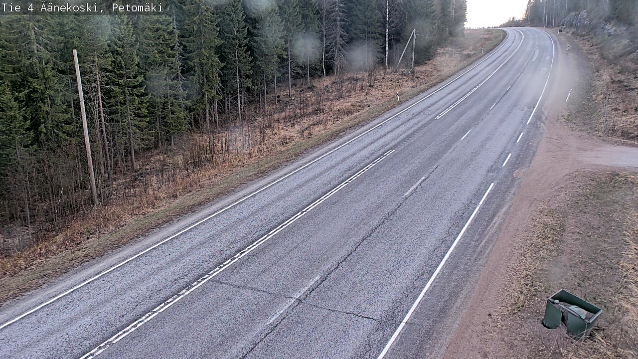 Weather Camera Image Väg 4 Äänekoski. PetomäkiPetomäki, Äänekoski, Keski-Suomi