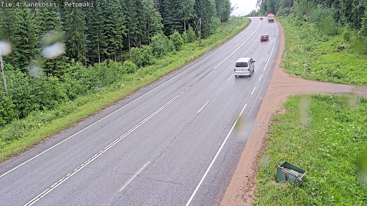 Weather Camera Image Väg 4 Äänekoski. PetomäkiPetomäki, Äänekoski, Keski-Suomi