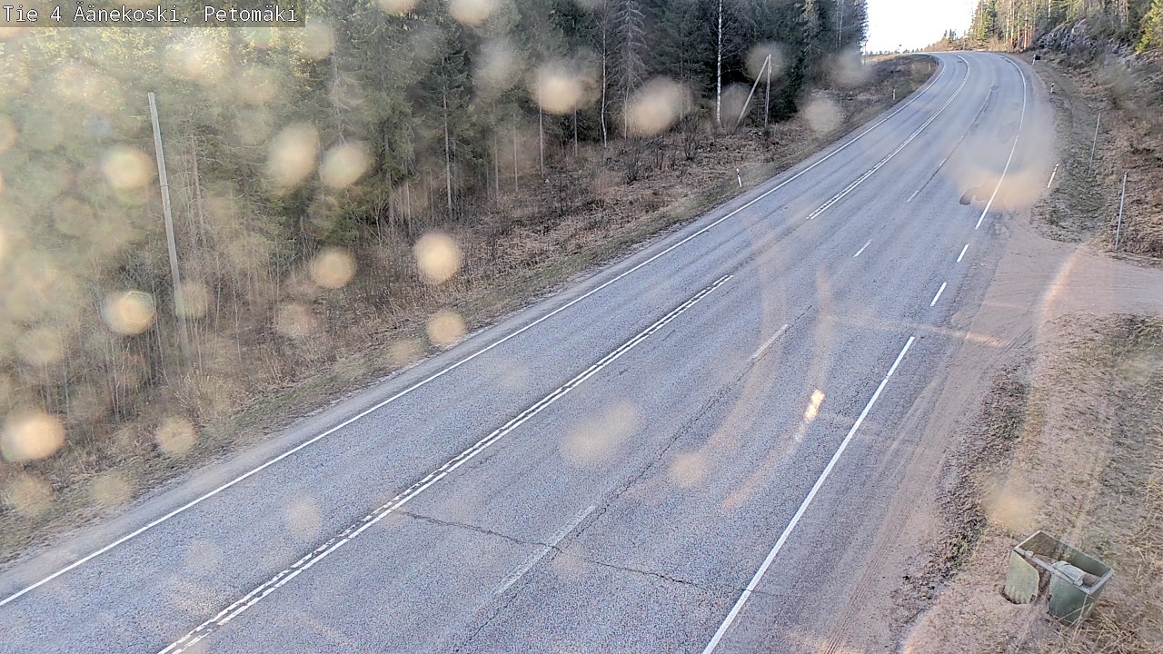 Weather Camera Image Väg 4 Äänekoski. PetomäkiPetomäki, Äänekoski, Keski-Suomi