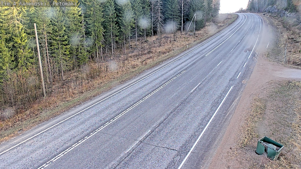 Weather Camera Image Väg 4 Äänekoski. PetomäkiPetomäki, Äänekoski, Keski-Suomi