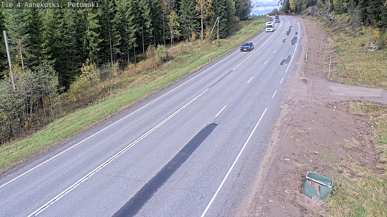 Weather Camera Image Road 4 Äänekoski. PetomäkiPetomäki, Äänekoski, Keski-Suomi