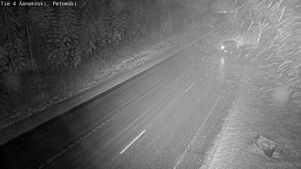 Weather Camera Image Väg 4 Äänekoski. PetomäkiPetomäki, Äänekoski, Keski-Suomi