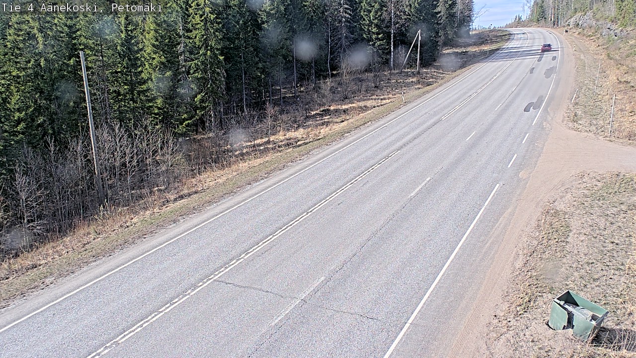 Weather Camera Image Väg 4 Äänekoski. PetomäkiPetomäki, Äänekoski, Keski-Suomi