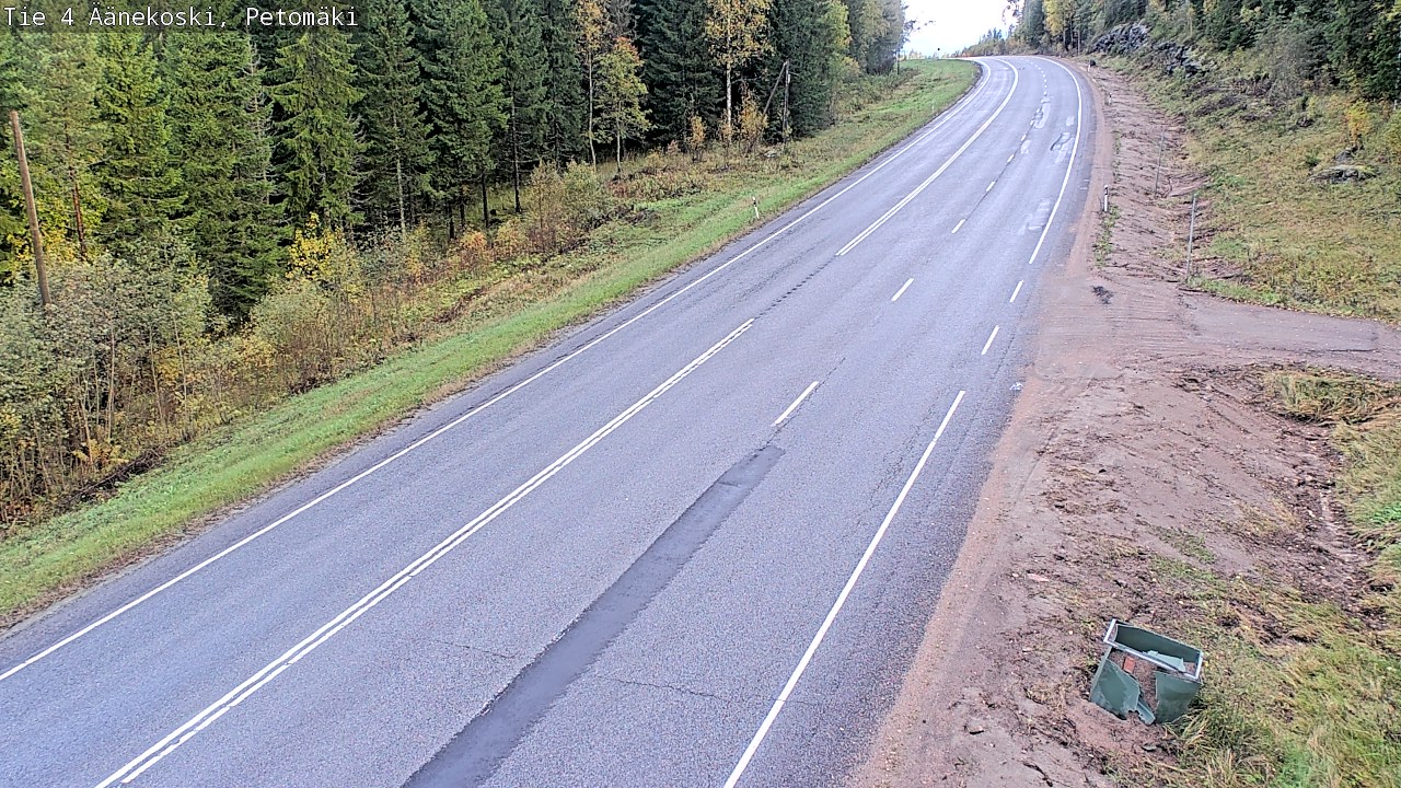 Weather Camera Image Road 4 Äänekoski. PetomäkiPetomäki, Äänekoski, Keski-Suomi