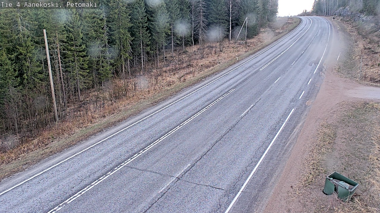 Weather Camera Image Väg 4 Äänekoski. PetomäkiPetomäki, Äänekoski, Keski-Suomi