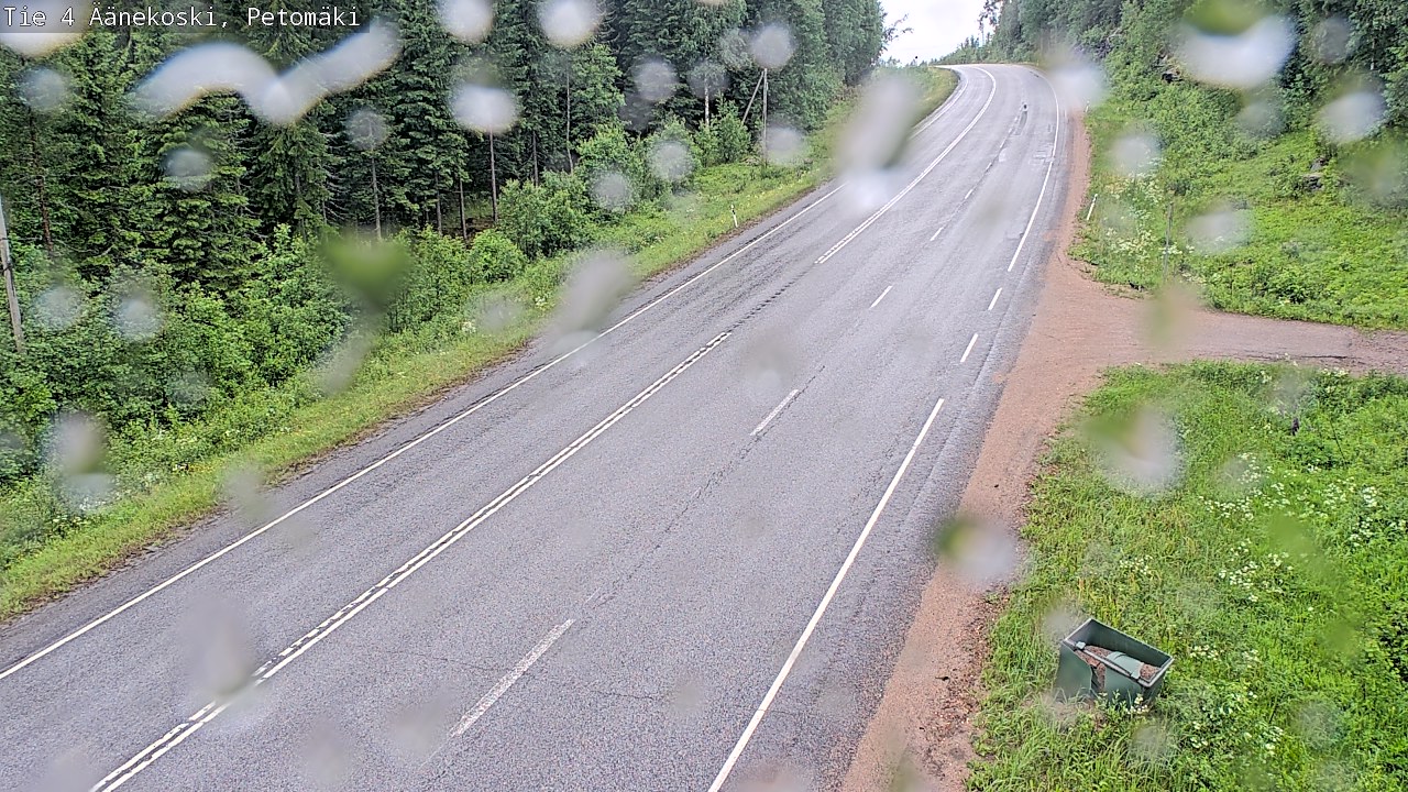 Weather Camera Image Väg 4 Äänekoski. PetomäkiPetomäki, Äänekoski, Keski-Suomi