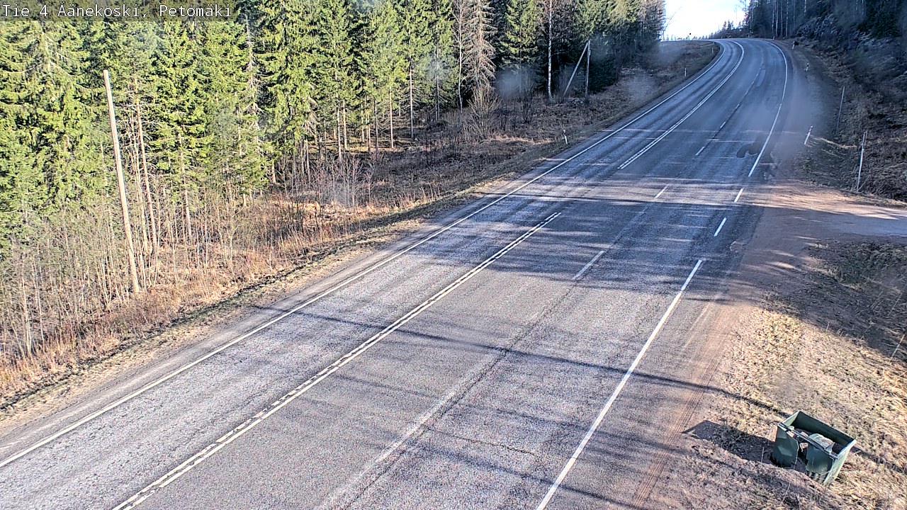 Weather Camera Image Väg 4 Äänekoski. PetomäkiPetomäki, Äänekoski, Keski-Suomi