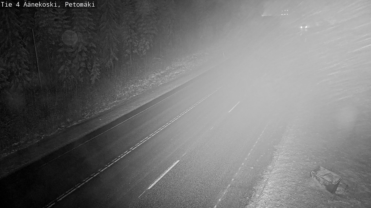 Weather Camera Image Väg 4 Äänekoski. PetomäkiPetomäki, Äänekoski, Keski-Suomi