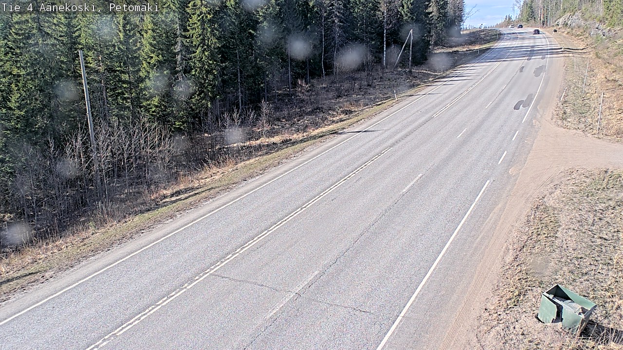 Weather Camera Image Väg 4 Äänekoski. PetomäkiPetomäki, Äänekoski, Keski-Suomi