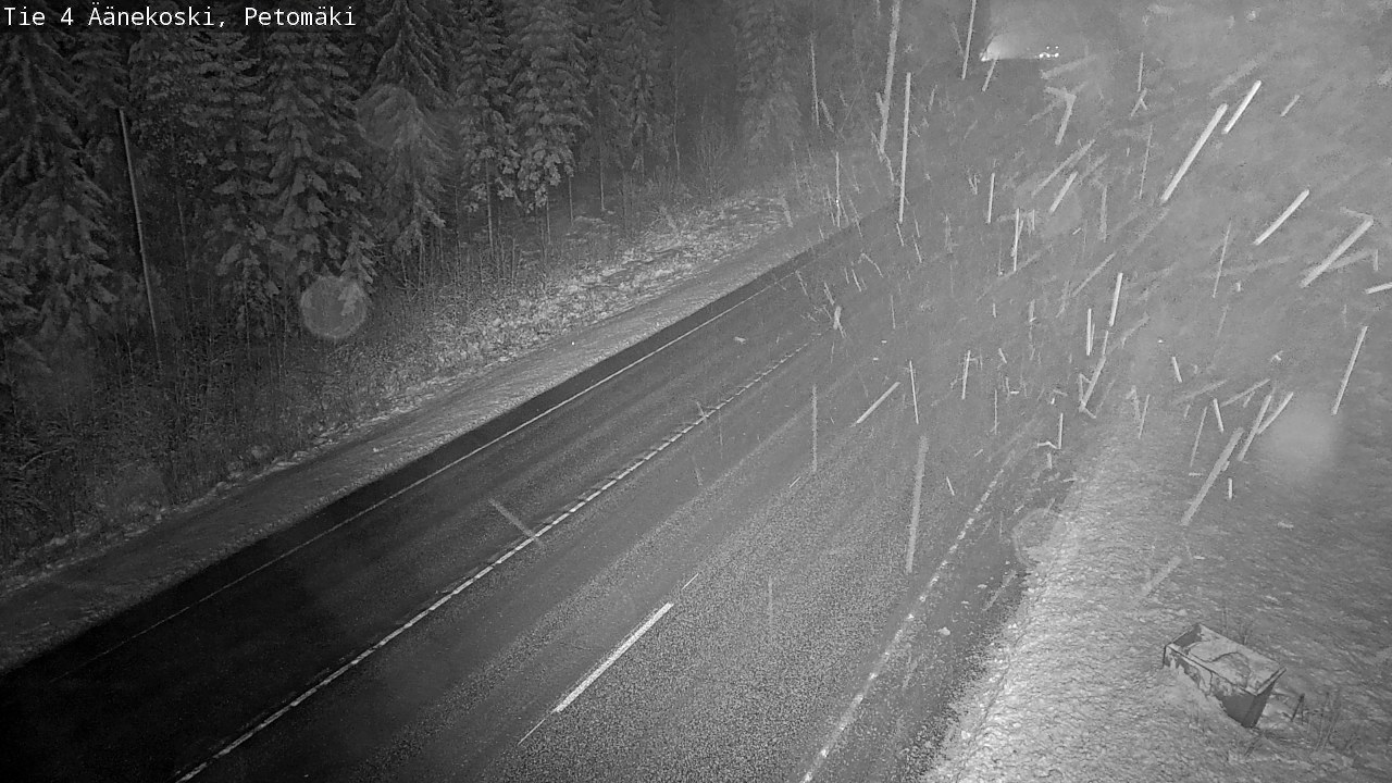 Weather Camera Image Väg 4 Äänekoski. PetomäkiPetomäki, Äänekoski, Keski-Suomi