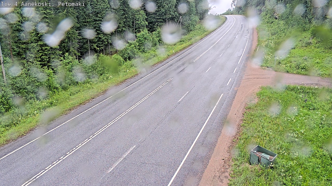 Weather Camera Image Väg 4 Äänekoski. PetomäkiPetomäki, Äänekoski, Keski-Suomi