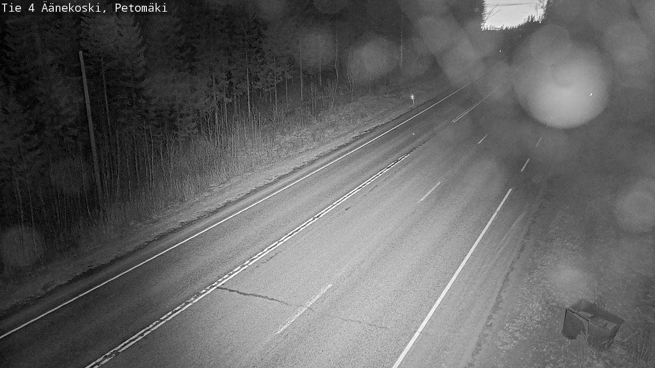 Weather Camera Image Väg 4 Äänekoski. PetomäkiPetomäki, Äänekoski, Keski-Suomi