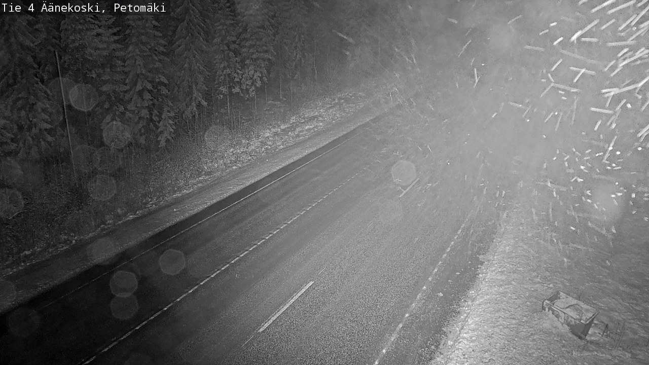 Weather Camera Image Väg 4 Äänekoski. PetomäkiPetomäki, Äänekoski, Keski-Suomi