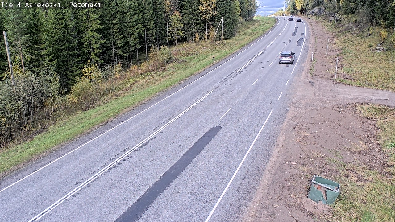 Weather Camera Image Road 4 Äänekoski. PetomäkiPetomäki, Äänekoski, Keski-Suomi