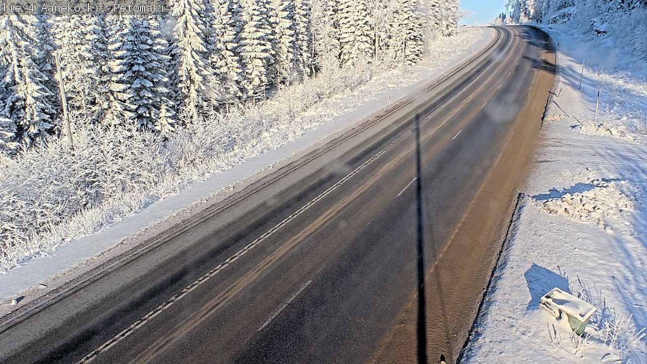 Weather Camera Image Road 4 Äänekoski. PetomäkiPetomäki, Äänekoski, Keski-Suomi
