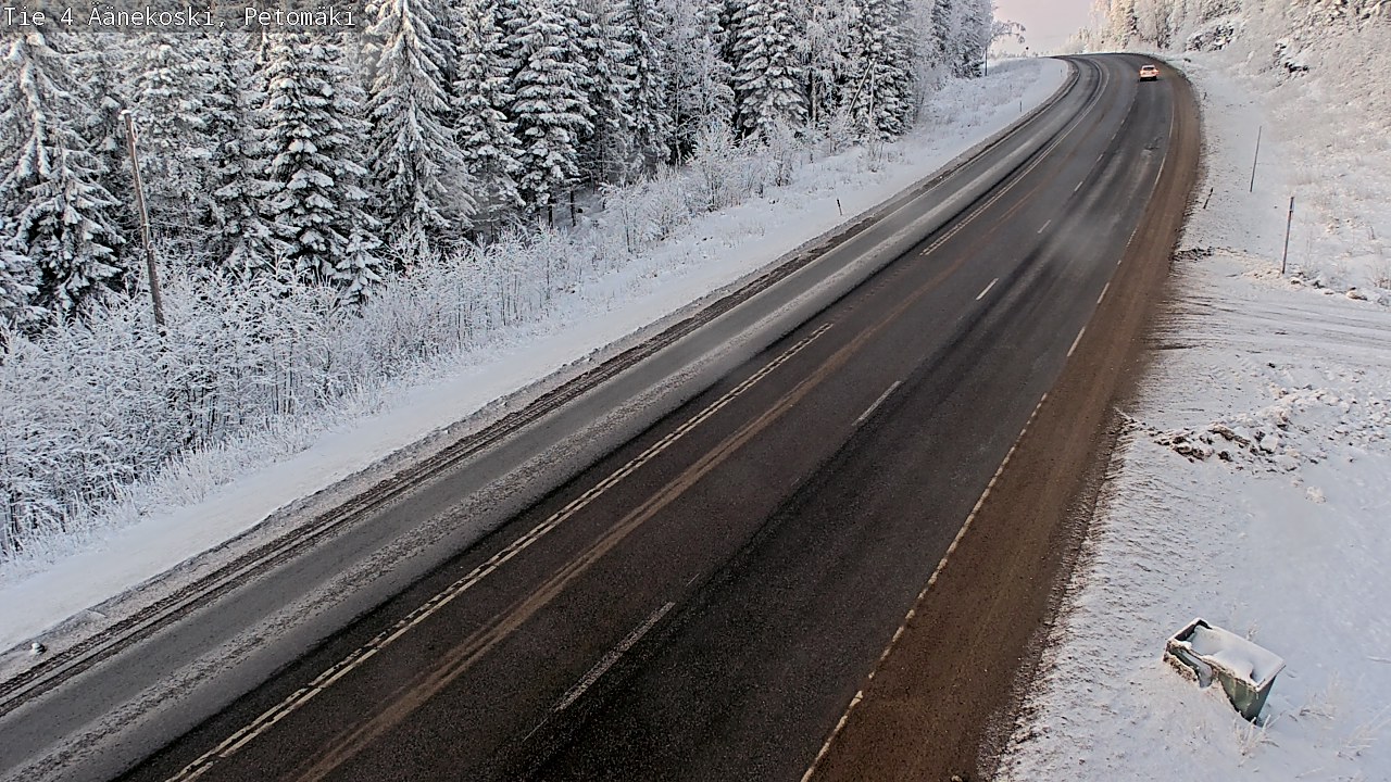 Weather Camera Image Väg 4 Äänekoski. PetomäkiPetomäki, Äänekoski, Keski-Suomi