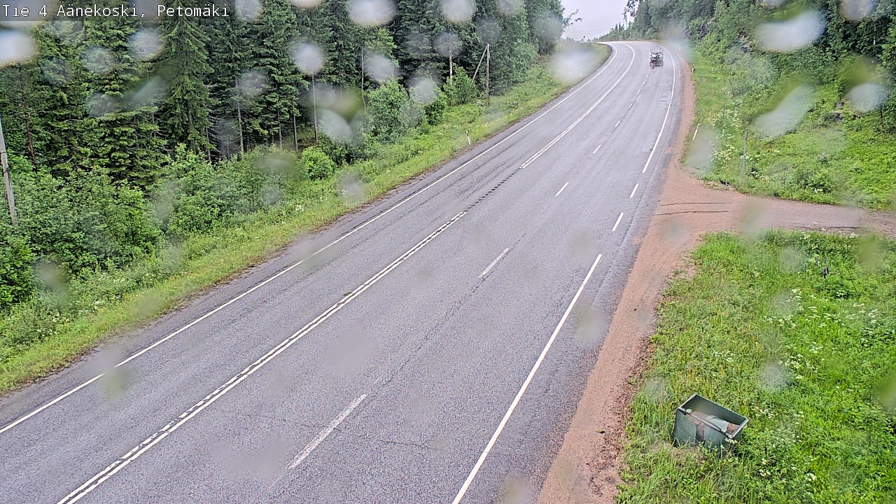 Weather Camera Image Väg 4 Äänekoski. PetomäkiPetomäki, Äänekoski, Keski-Suomi