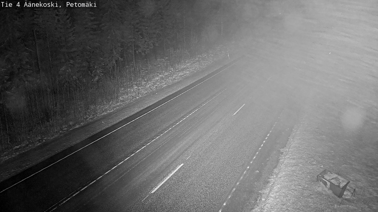 Weather Camera Image Väg 4 Äänekoski. PetomäkiPetomäki, Äänekoski, Keski-Suomi