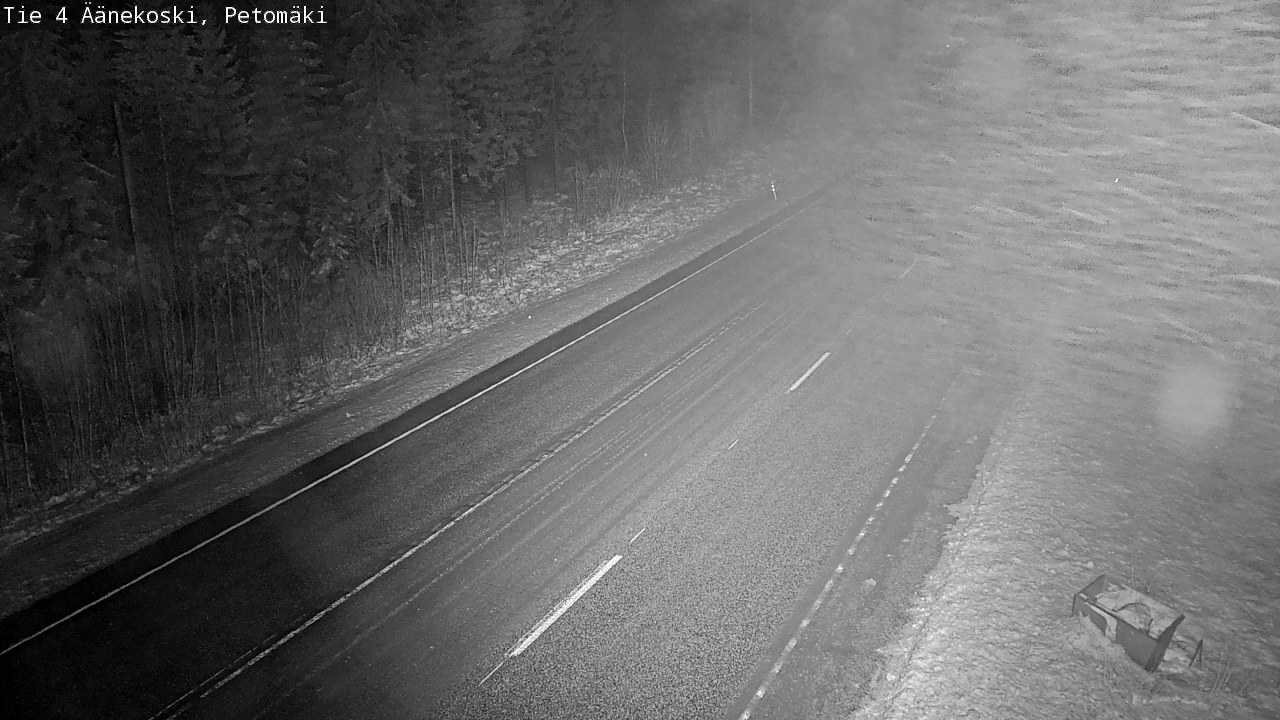 Weather Camera Image Väg 4 Äänekoski. PetomäkiPetomäki, Äänekoski, Keski-Suomi