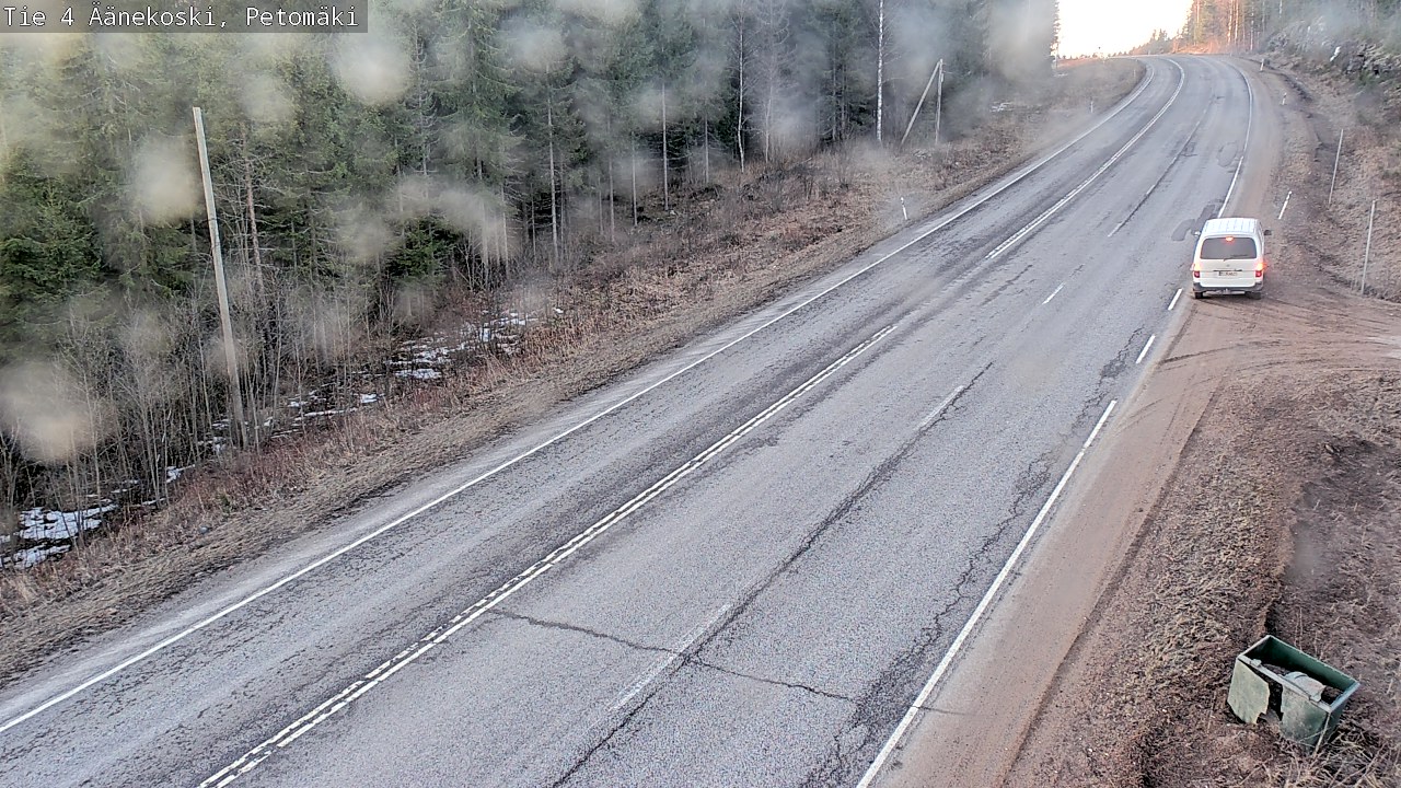 Weather Camera Image Road 4 Äänekoski. PetomäkiPetomäki, Äänekoski, Keski-Suomi