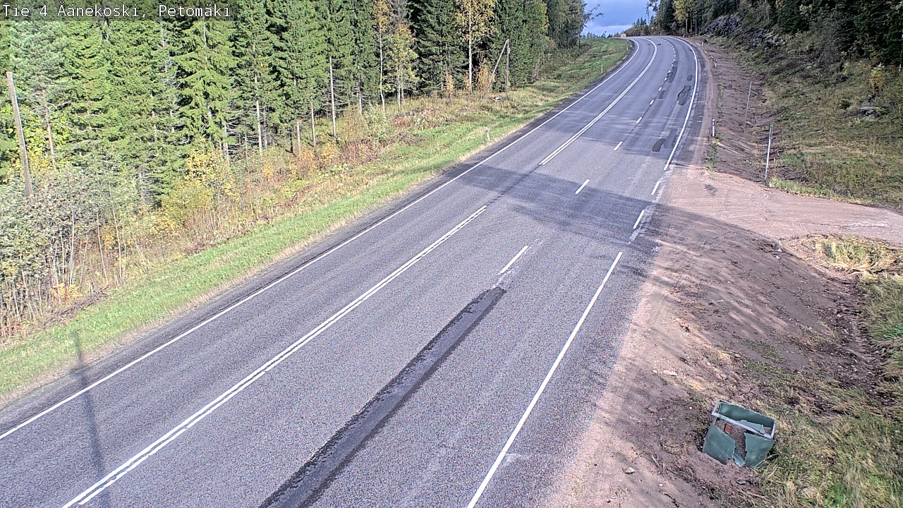 Weather Camera Image Road 4 Äänekoski. PetomäkiPetomäki, Äänekoski, Keski-Suomi