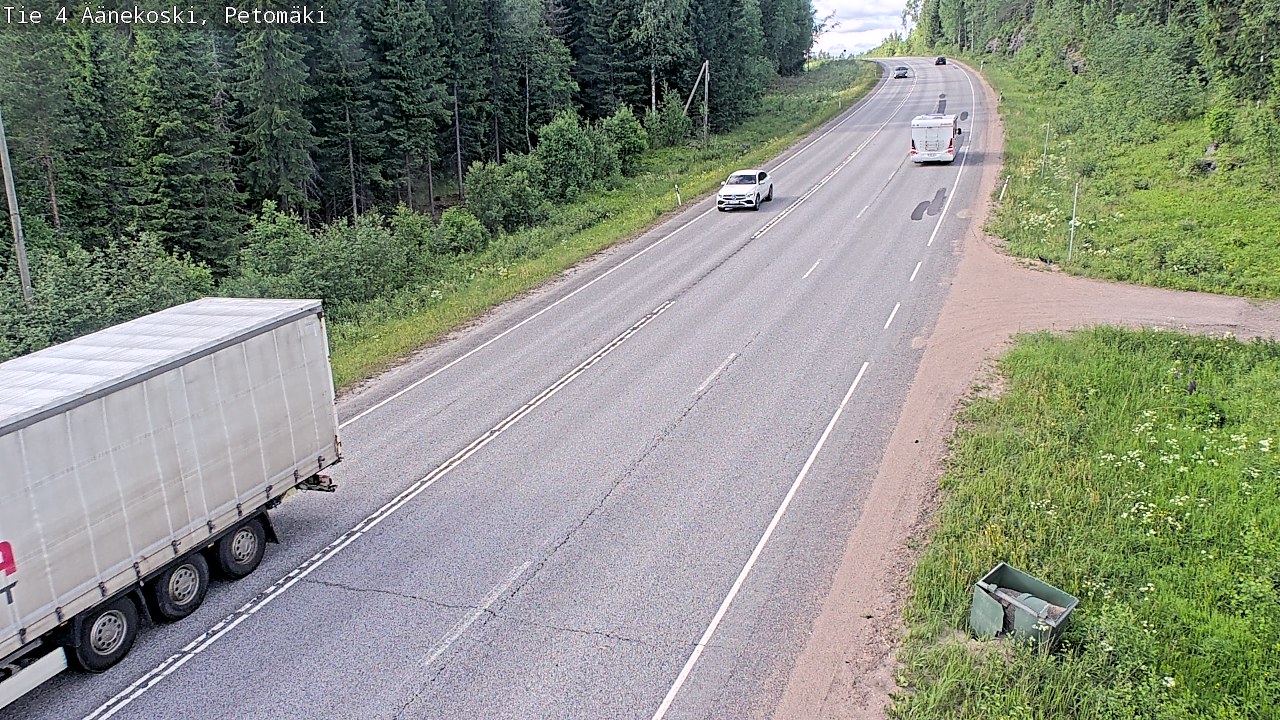 Kelikamerat Kuva Tie 4 Äänekoski. Petomäki, Äänekoski, Keski-Suomi