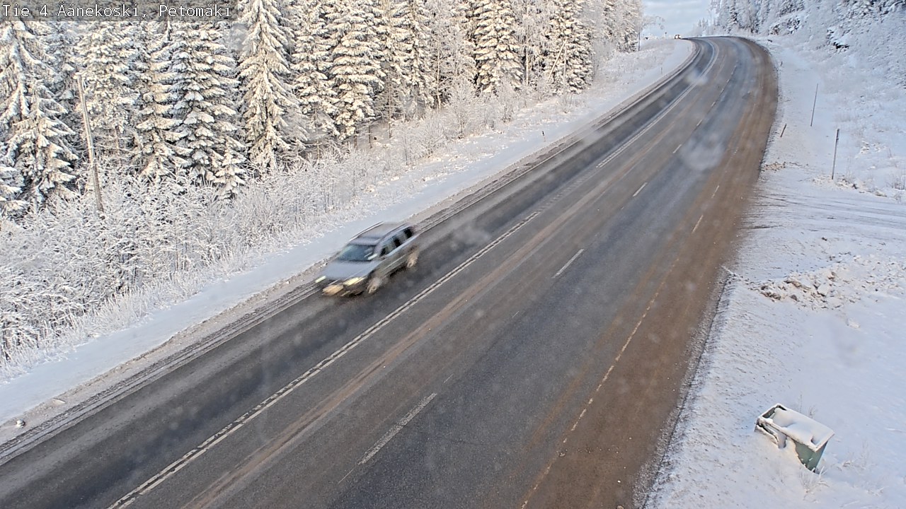 Weather Camera Image Road 4 Äänekoski. PetomäkiPetomäki, Äänekoski, Keski-Suomi