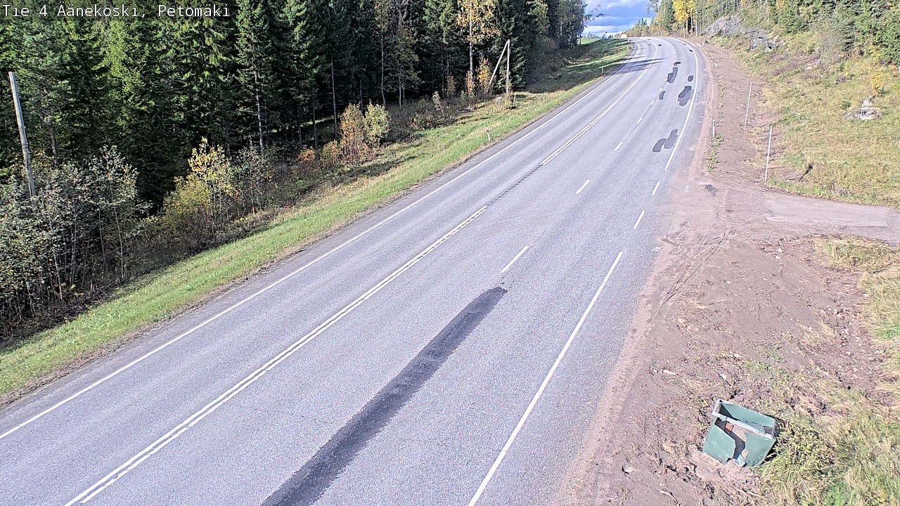Weather Camera Image Road 4 Äänekoski. PetomäkiPetomäki, Äänekoski, Keski-Suomi