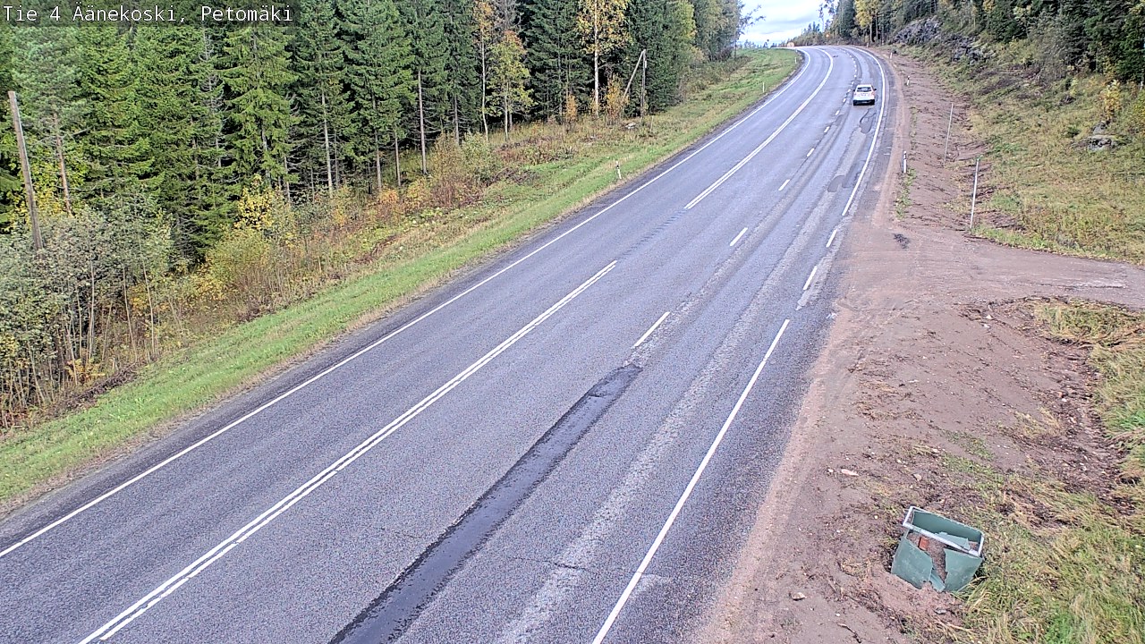 Weather Camera Image Road 4 Äänekoski. PetomäkiPetomäki, Äänekoski, Keski-Suomi