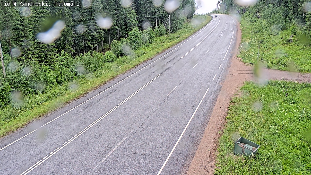 Weather Camera Image Väg 4 Äänekoski. PetomäkiPetomäki, Äänekoski, Keski-Suomi