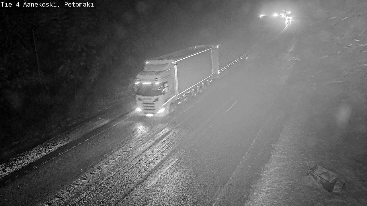 Weather Camera Image Väg 4 Äänekoski. PetomäkiPetomäki, Äänekoski, Keski-Suomi
