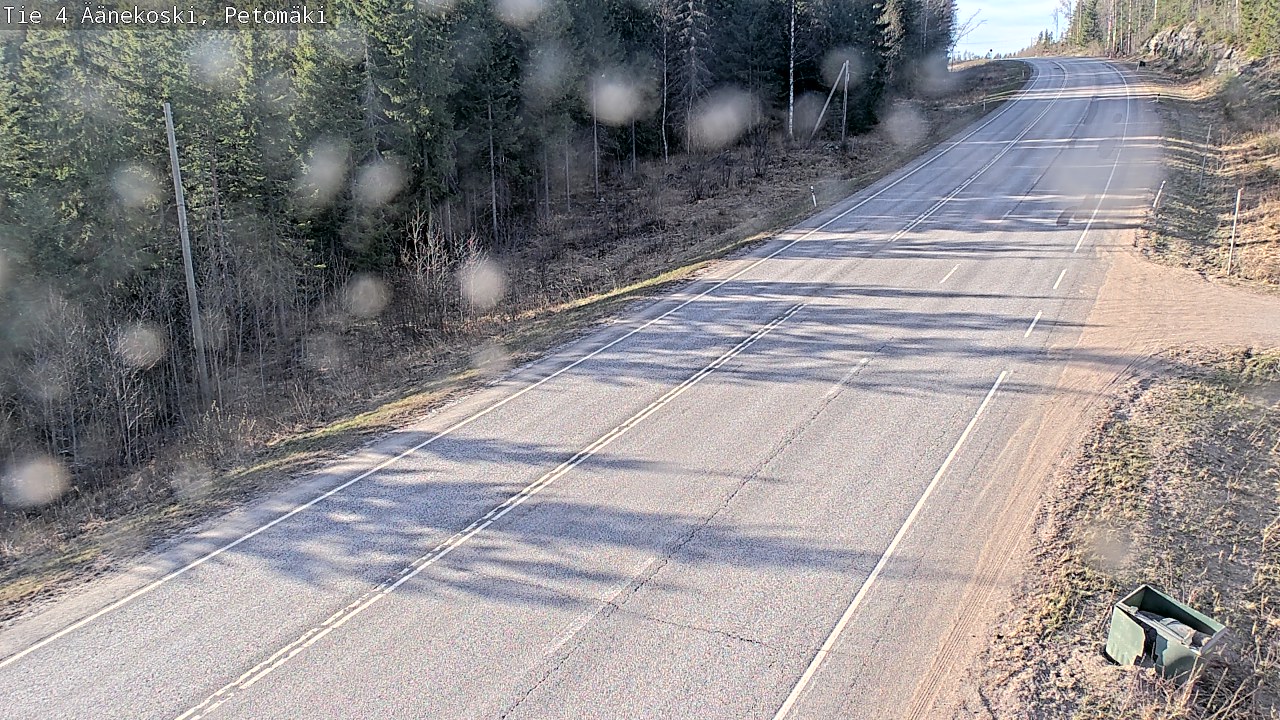 Weather Camera Image Väg 4 Äänekoski. PetomäkiPetomäki, Äänekoski, Keski-Suomi