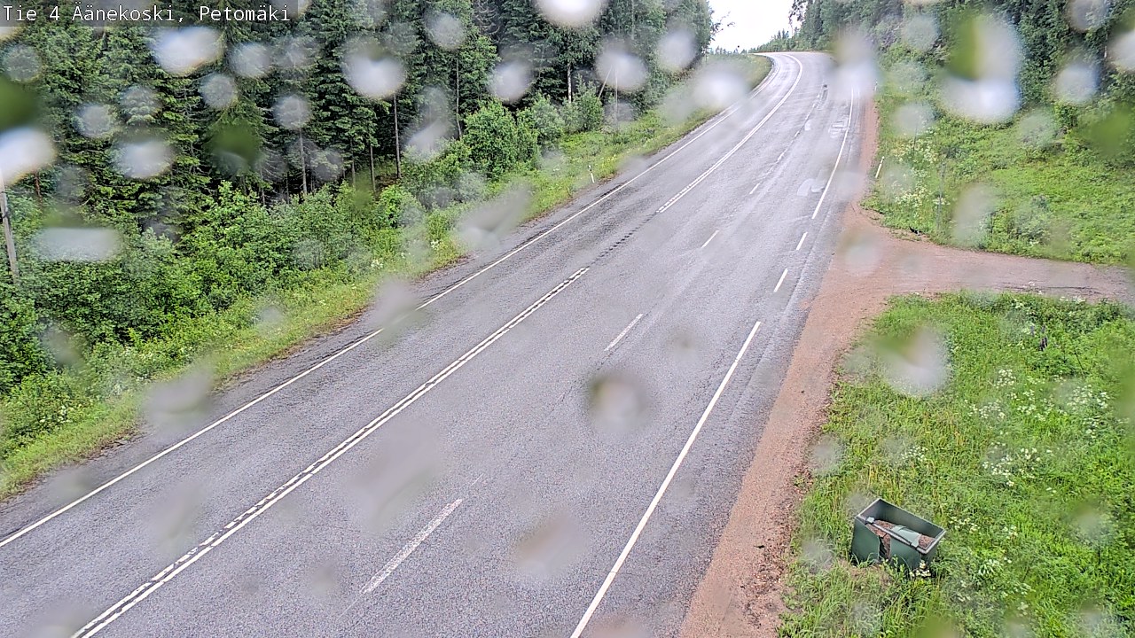 Weather Camera Image Väg 4 Äänekoski. PetomäkiPetomäki, Äänekoski, Keski-Suomi