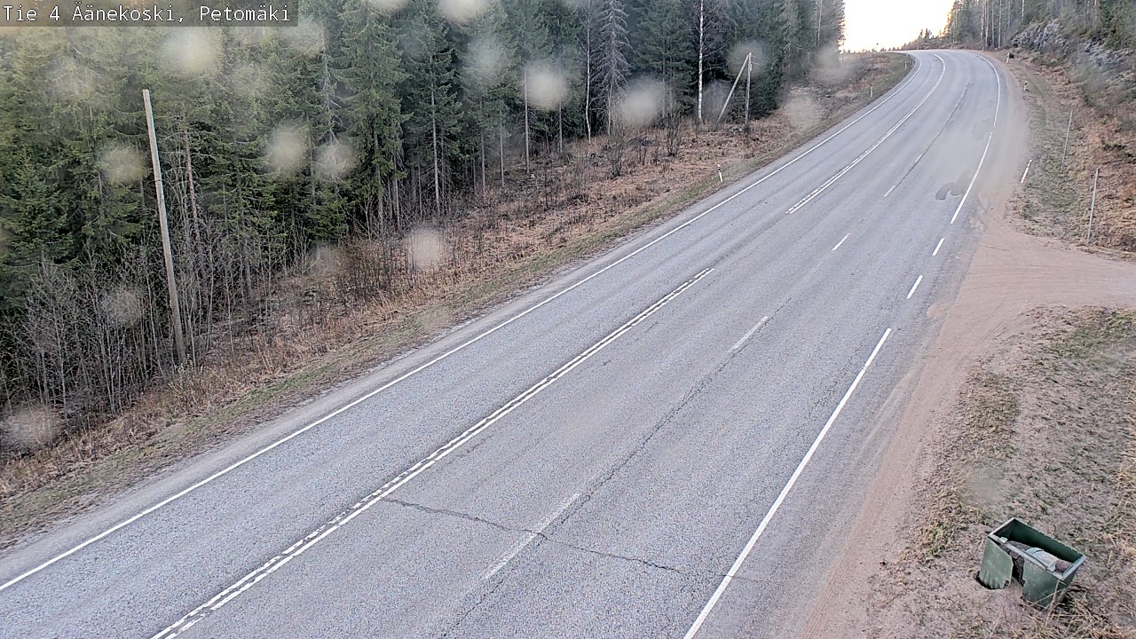 Weather Camera Image Väg 4 Äänekoski. PetomäkiPetomäki, Äänekoski, Keski-Suomi