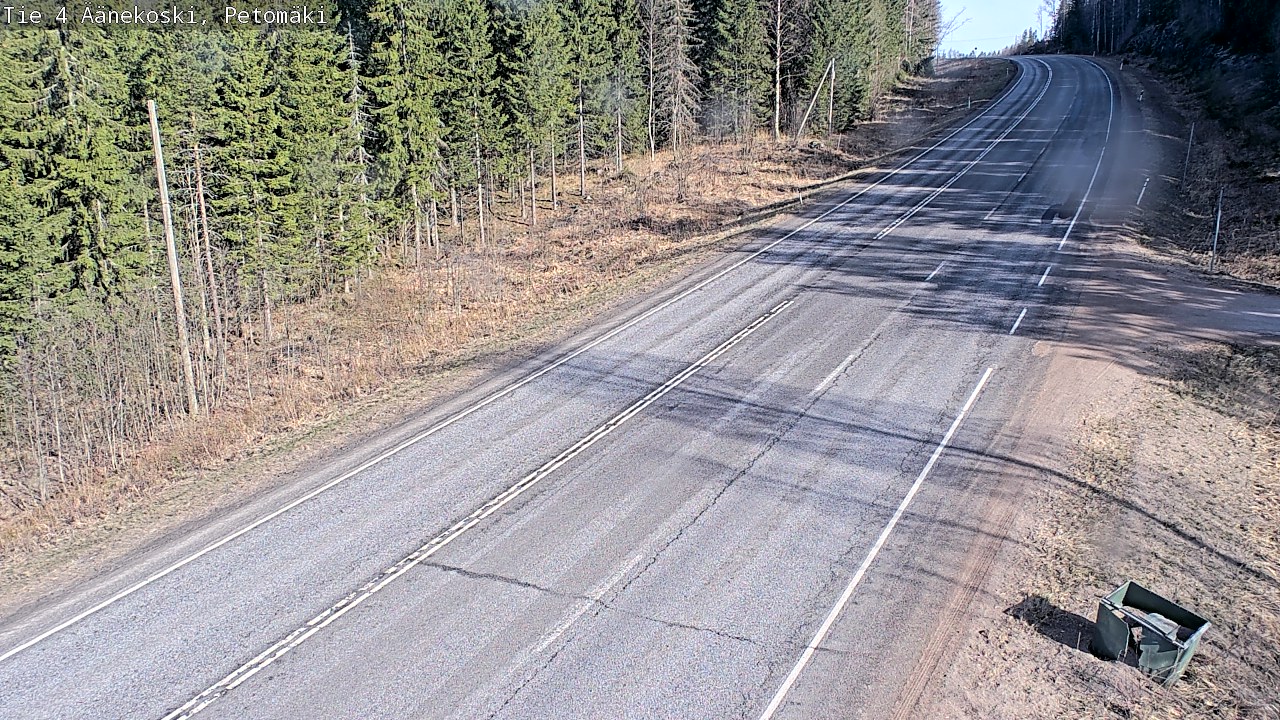 Weather Camera Image Väg 4 Äänekoski. PetomäkiPetomäki, Äänekoski, Keski-Suomi