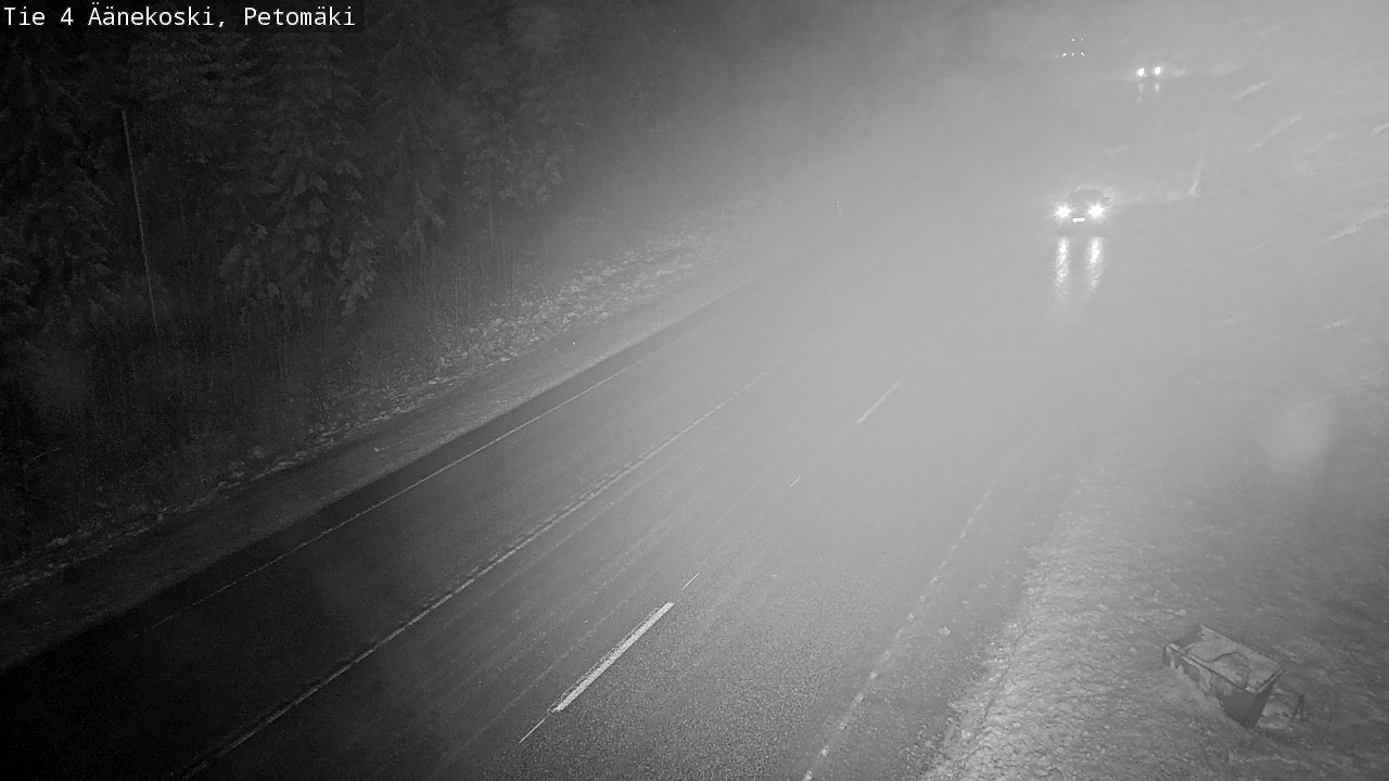 Weather Camera Image Väg 4 Äänekoski. PetomäkiPetomäki, Äänekoski, Keski-Suomi
