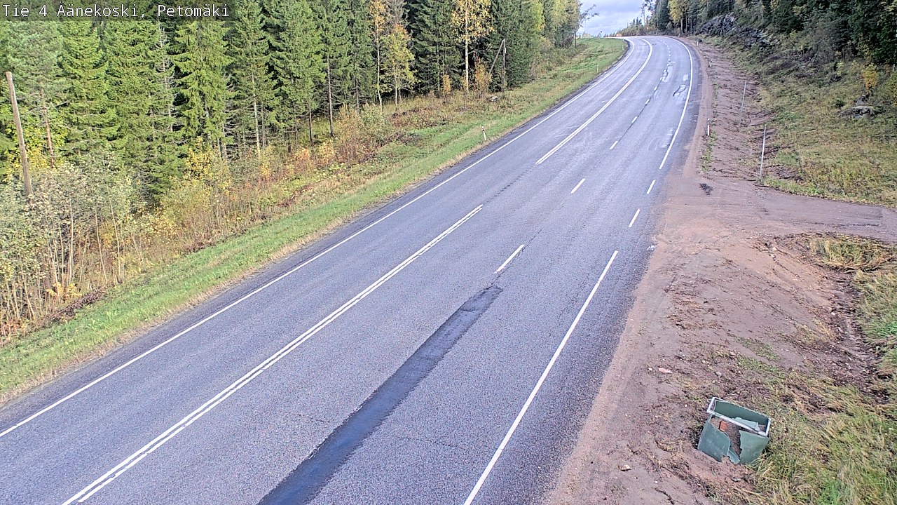Weather Camera Image Road 4 Äänekoski. PetomäkiPetomäki, Äänekoski, Keski-Suomi