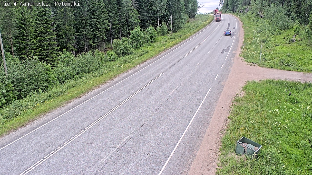 Kelikamerat Kuva Tie 4 Äänekoski. Petomäki, Äänekoski, Keski-Suomi