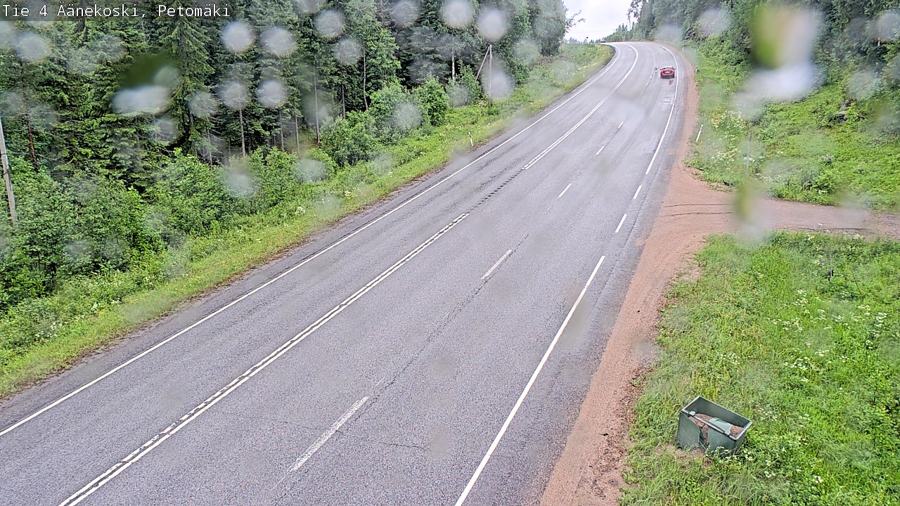 Weather Camera Image Väg 4 Äänekoski. PetomäkiPetomäki, Äänekoski, Keski-Suomi