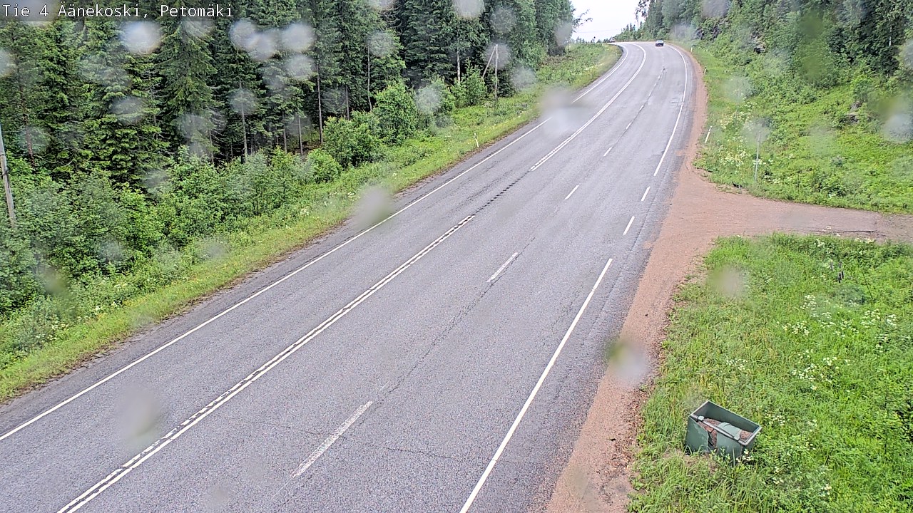 Weather Camera Image Väg 4 Äänekoski. PetomäkiPetomäki, Äänekoski, Keski-Suomi