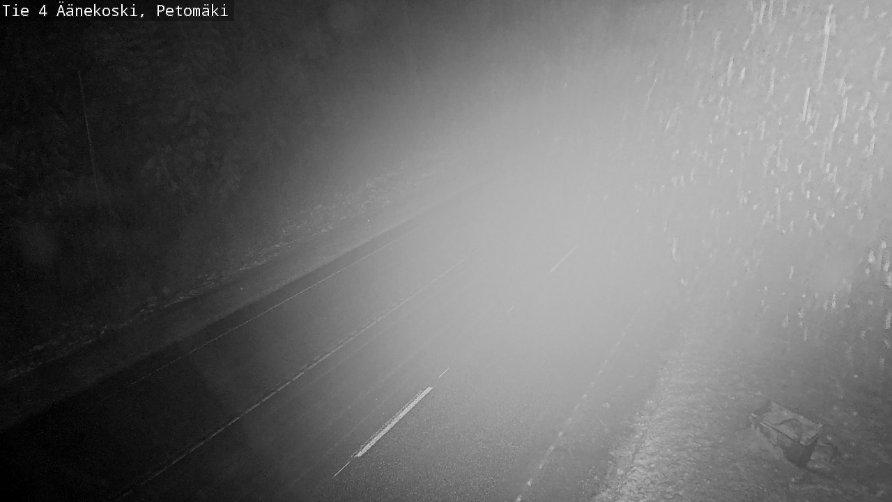 Weather Camera Image Väg 4 Äänekoski. PetomäkiPetomäki, Äänekoski, Keski-Suomi