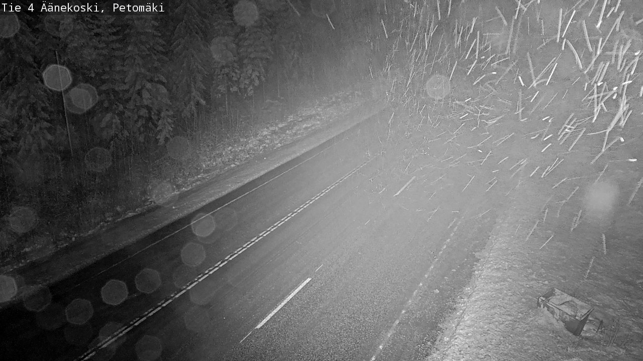 Weather Camera Image Väg 4 Äänekoski. PetomäkiPetomäki, Äänekoski, Keski-Suomi